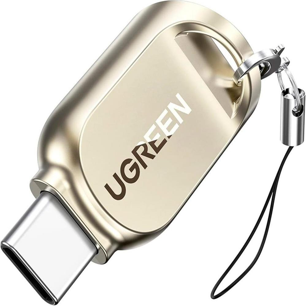 UGREEN CM331 USB Type-C to TF Card Reader Gold (80124) - зображення 1