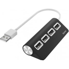   HAMA USB 2.0 Black/White 4-port (00200119)