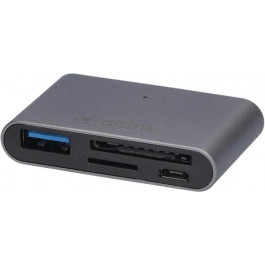   aiLink Aluminium Hub Card Reader 4-in-1 Space Grey (AI-C4_sg)