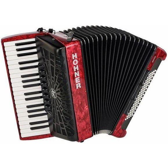 Hohner Bravo III 80 Red - зображення 1