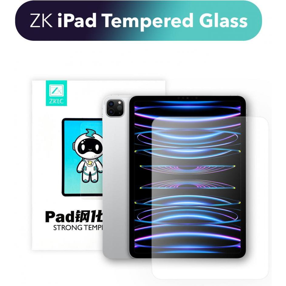 ZK Premium Tempered Glass for iPad Air 2020 - зображення 1