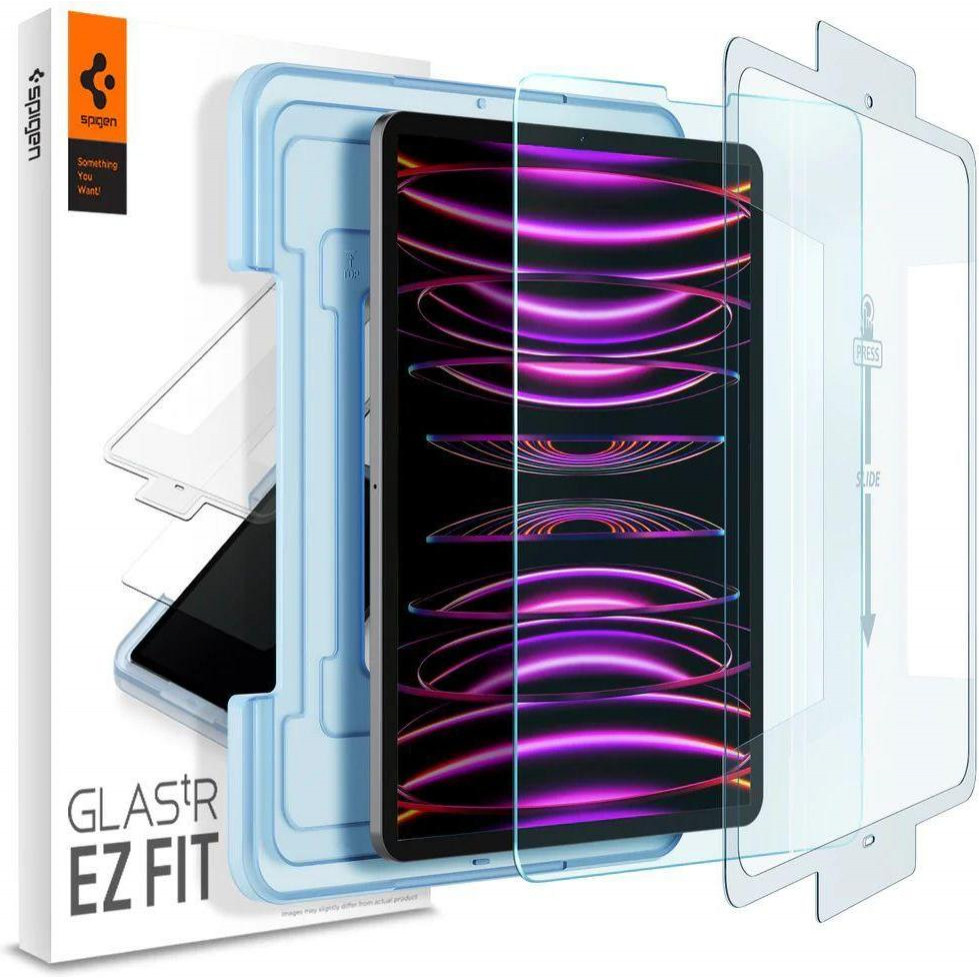 Spigen Screen Protector EZ FIT GLAS.tR для iPad Pro 12.9" 2021/2020/ 2018 (AGL02809) - зображення 1