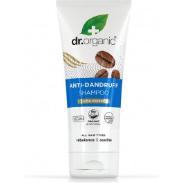   Dr.Organic Кавовий шампунь проти лупи з м'ятою  Coffee Mint Anti Dandruff Shampoo 200 мл