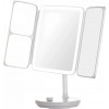 Jordan Judy Дзеркало  LED Countertop Makeup Mirror-Folding White NV536 - зображення 1