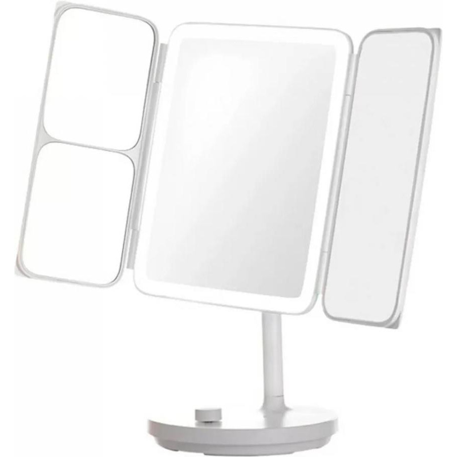 Jordan Judy Дзеркало  LED Countertop Makeup Mirror-Folding White NV536 - зображення 1