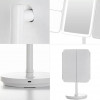 Jordan Judy Дзеркало  LED Countertop Makeup Mirror-Folding White NV536 - зображення 4