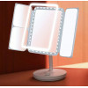 Jordan Judy Дзеркало  LED Countertop Makeup Mirror-Folding White NV536 - зображення 6