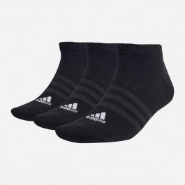   Adidas Набір чоловічих шкарпеток коротких бавовняних  T Spw Low 3P IC1336 L 3 пари Black (4066746262610)