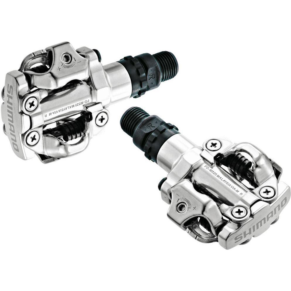 Shimano Педалі PD-M520, SPD, срібл - зображення 1