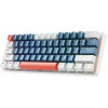 Machenike K500 61Key, BLUE SWITCH, USB-A, EN/UKR, White/Grey color, RGB (K500B61-BLUE, K500-61BL) - зображення 1