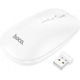   Hoco GM15 Art dual-mode business wireless mouse White