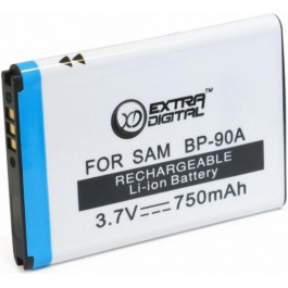   ExtraDigital Аккумулятор для Samsung BP90A, Li-ion, 750 mAh - DV00DV1382