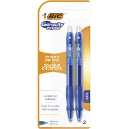   BIC Ручка гелевая  Gel-Ocity Original, синяя 2 шт в блистере (bc964754)