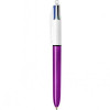 BIC Ручка масляна  4 in 1 Colours Shine Purple фіолетова (bc982876) - зображення 1