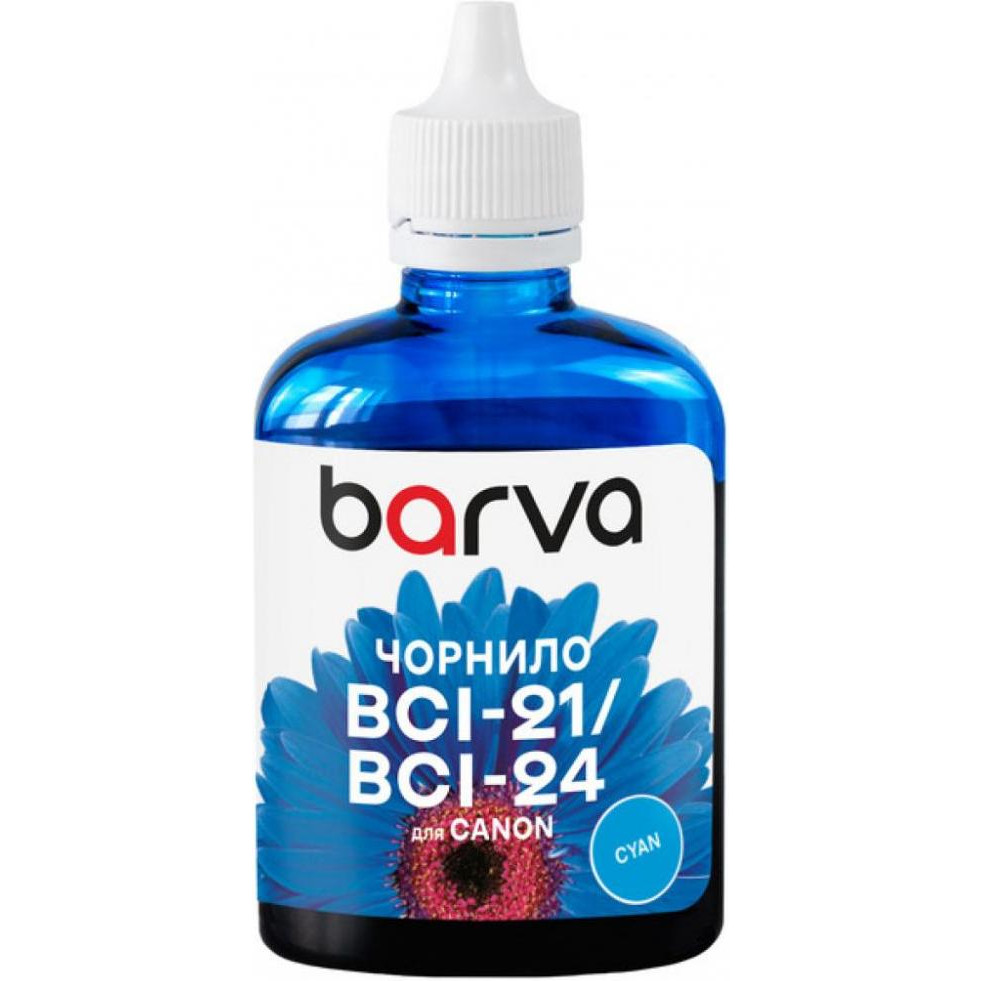 Barva Canon BCI-24 Cyan 90г (C24-282) I-BAR-CBCI24-090-C - зображення 1