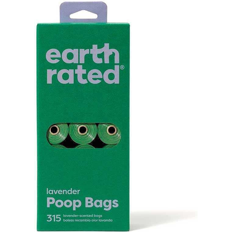 Earth Rated (Ес Рейтід) Poop Bags Lavender - Пакети для прибирання за собакою з ароматом лаванди 315 шт. (21 рул - зображення 1