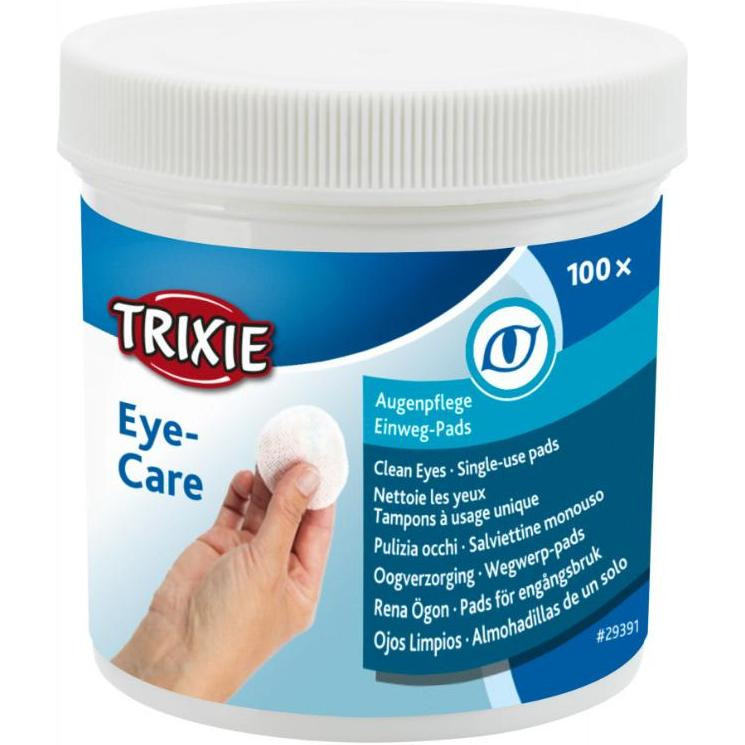 Trixie Eye-Care Single use pads - одноразовые салфетки Трикси для ухода за глазами 100 шт (29391) - зображення 1