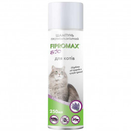   FIPROMAX Шампунь для котів  БІО проти бліх та кліщів, з лавандою, 250 мл (4820237150165)