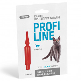   ProVET Краплі на холку  Profiline до 4 кг, 1 піпетка (PR243113)