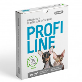   ProVET Нашийник для котів та собак  Profiline 35 см - зелений (PR243097)