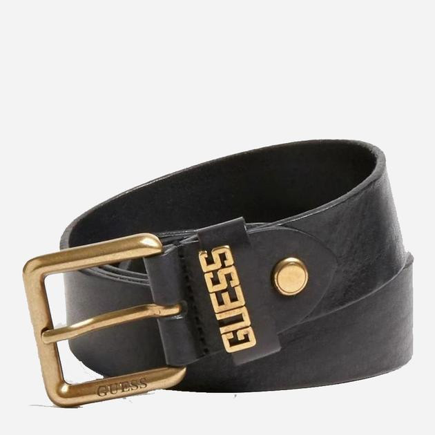 GUESS Ремень мужской кожаный  Adjustable Belt BM7427LEA35-BLA 95 см (M) Черный (8000702444134) - зображення 1