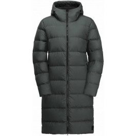   Jack Wolfskin Пуховик зимовий довгий жіночий  Frozen Palace Coat W 1204133-4136 XS Зелений (4064993904796)