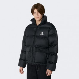   Converse Чорна чоловіча куртка  Patch Pocket Core Puffer con10023798-001