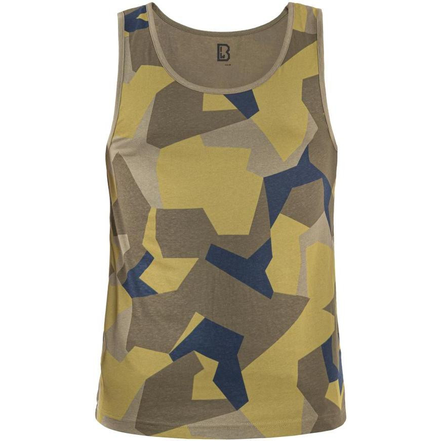 Brandit Футболка Tank Top  - Swedish Camo M90 - зображення 1