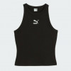 PUMA Чорна жіноча майка  CLASSICS Ribbed Slim Tank 624371/01 - зображення 7