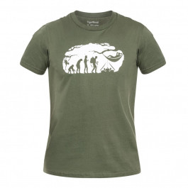   TigerWood Футболка T-Shirt  Bushcraft Evolution - Olive XXL