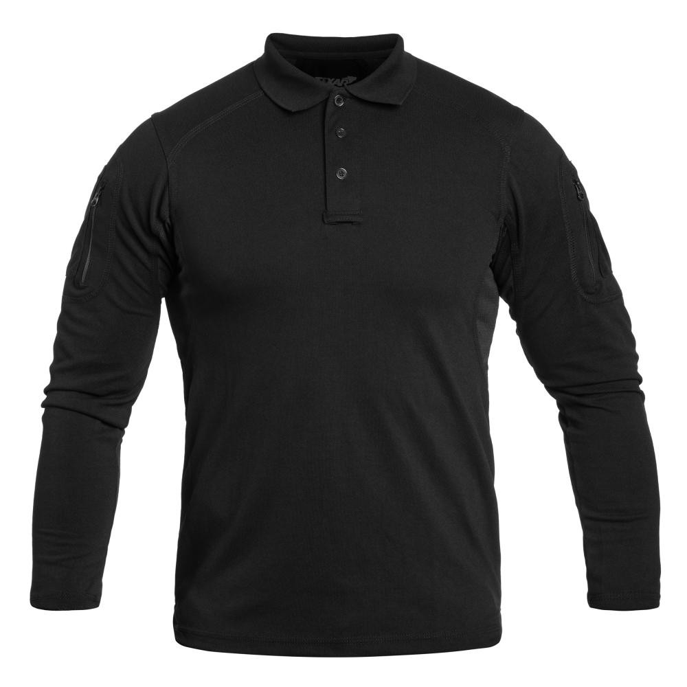 Texar Футболка поло  Elite Pro Long Sleeve - Black XXL - зображення 1