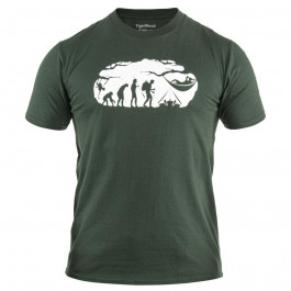   TigerWood Футболка T-Shirt  Bushcraft Evolution - Зелена L