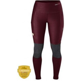 Fjallraven Abisko Trekking Tights W M Dark Garnet