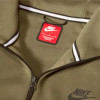 Nike Оливкова чоловіча кофта  M NK TCH FLC FZ WR HOODIE FB7921-276 - зображення 9