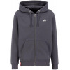 Alpha Industries Bluza  Basic Zip Hoody SL - Vintage Grey L L - зображення 1