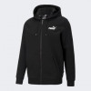 PUMA Чорна чоловіча кофта  Ess Small Logo Fz Hoodie Fl 586702/01 - зображення 4