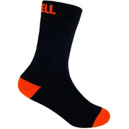   Dexshell Шкарпетки водонепроникні дитячі  Ultra Thin Children Sock, Black/Orange, S (DS543BLKS)