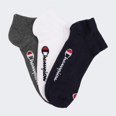 Champion Чорні шкарпетки  3pk Sneaker Socks chaU24560-NNY/WHT - зображення 1