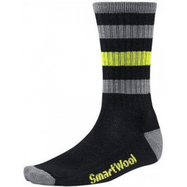   Smartwool Термоноски мужские  Striped Hike Light Crew M Черный