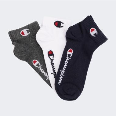 Champion Чорні шкарпетки  3pk Quarter Socks chaU24559-NNY/WHT - зображення 1