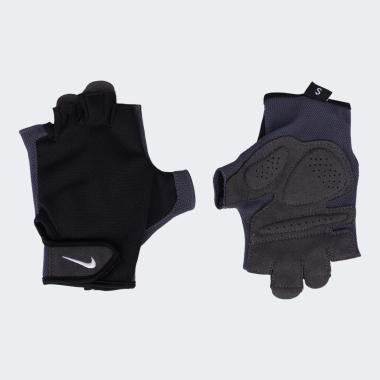 Nike Чорні чоловічі рукавички  Men's Essential Fitness Gloves NLGC5-057 - зображення 1