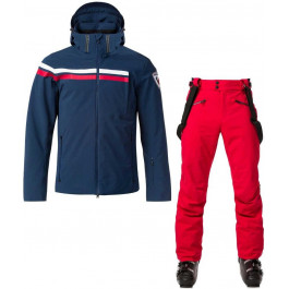   Rossignol Костюм чоловічий  Embleme Ski Jkt Dark Navy + Classique Pant Neon Red S