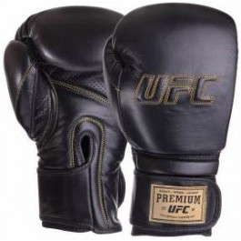   UFC Перчатки боксерские кожаные PRO Prem Hook & Loop / размер 18oz (UHK-75051)