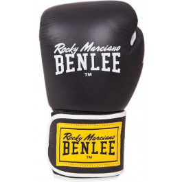   BenLee Rocky Marciano Tough Leather Thai Gloves 10oz, Black (199075/1000_10)