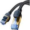 Baseus Cat7 High Speed 10Gigabit Ethernet Braided Cable 3m Black (B0013320B111-04) - зображення 3