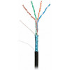 KINGDA FTP 305м, cat 5e, CU, 4 pairs, 24AWG, PE, outside, black (KDFT8014) - зображення 1