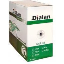   Dialan FTP Cat.6 КПВЭ 4x2x0.54 CU 305m Black (DL305PVCFTP-4PCT6)