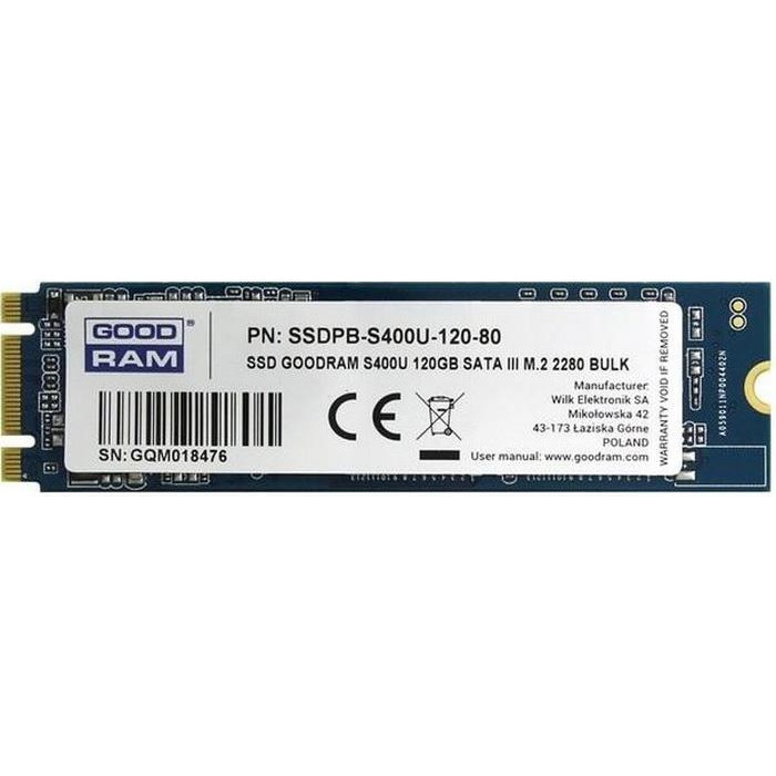 GOODRAM S400u 120 GB (SSDPR-S400U-120-80) - зображення 1