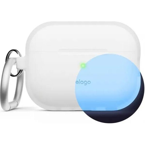 Elago Silicone Hang Case Nightglow Blue for Airpods Pro 2nd Gen (EAPP2SC-ORHA-LUBL) - зображення 1