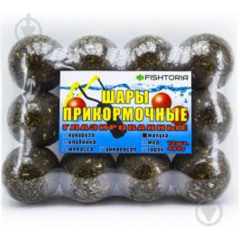   Fishtoria Шары прикормочные / Макуха / 400g / 12pcs